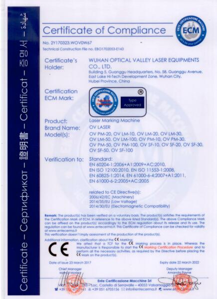 CE certificate